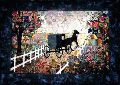 “Buggy Ride” Watercolor Quilt Kit