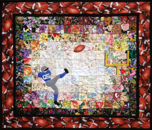 “Field Goal” Watercolor Quilt Kit