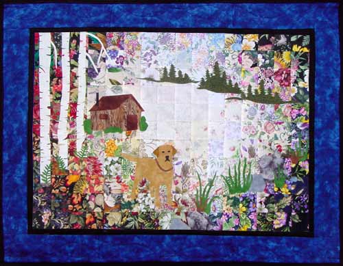 ‘Labrador Retriever (Yellow)’ Watercolor Quilt Kit