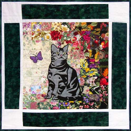 “Rachel’s Cat Garden” Block #6: American Shorthair “Lucy”