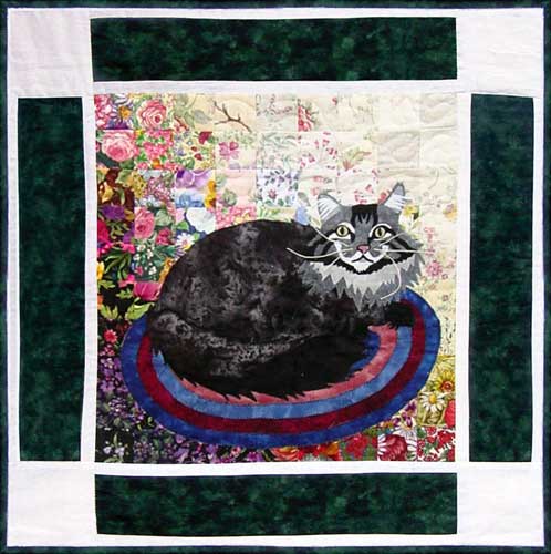 “Rachel’s Cat Garden” Block #10: Maine Coon “Harley”