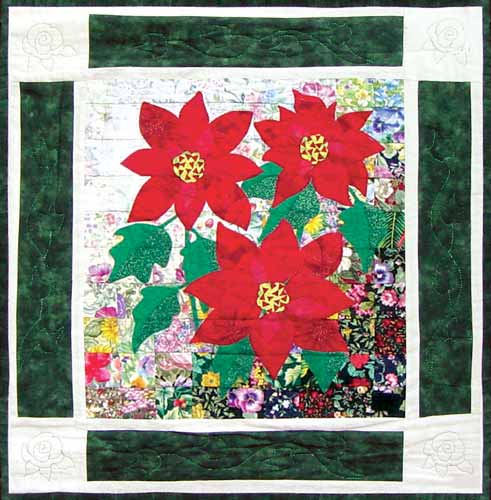 “Rachel’s Flower Garden” Block #12: Poinsettia