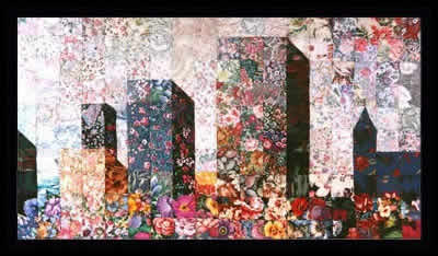 “Floral Towers” Watercolor Quilt Kit