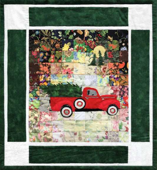 “Rachel’s Christmas Cards” Block #2 Tree Haulin’