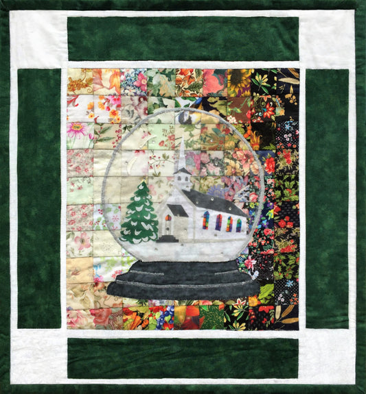 “Rachel’s Christmas Cards” Block #9 Snow Globe