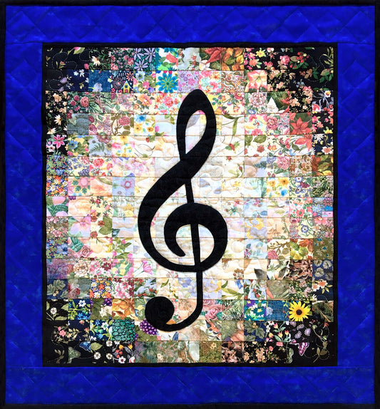 Treble Watercolor Quilt Kit
