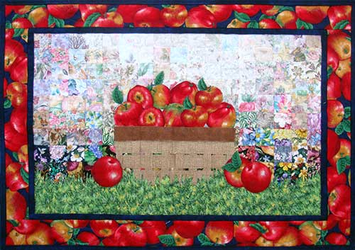 “An Apple A Day” Watercolor Quilt Kit