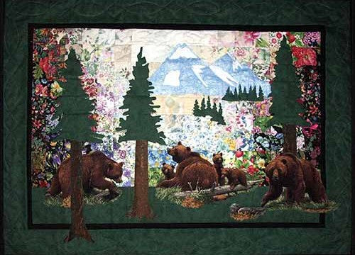 ‘Bear Country (Brown Bears)’ Watercolor Quilt Kit