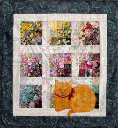 “Cat Nap” Watercolor Quilt Kit
