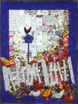 “Hen Party” Watercolor Quilt Kit