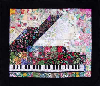 “Piano” Watercolor Quilt Kit