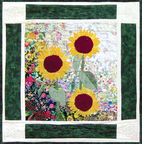 “Rachel’s Flower Garden” Block #10: Sunflower