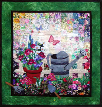“Spring Gardening” Watercolor Quilt Kit