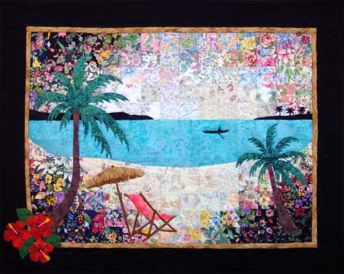 “Tropical Paradise” Watercolor Quilt Kit