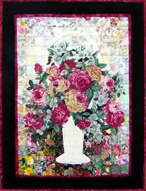 “Wicker & Roses” Watercolor Quilt Kit